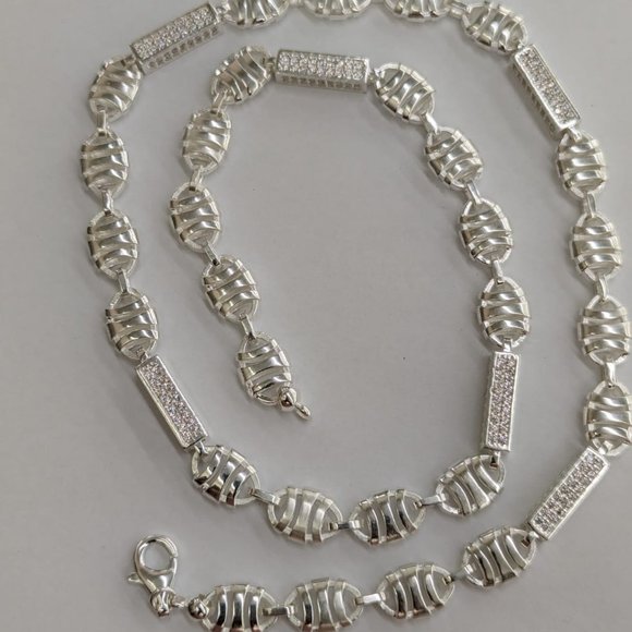 925 Sterling Silver Fancy Chain